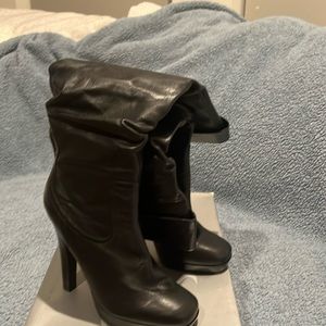 Jessica Simpson Black leather boot